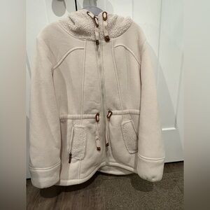 Koolaburra Cream Sherpa/ fleece Jacket, size large